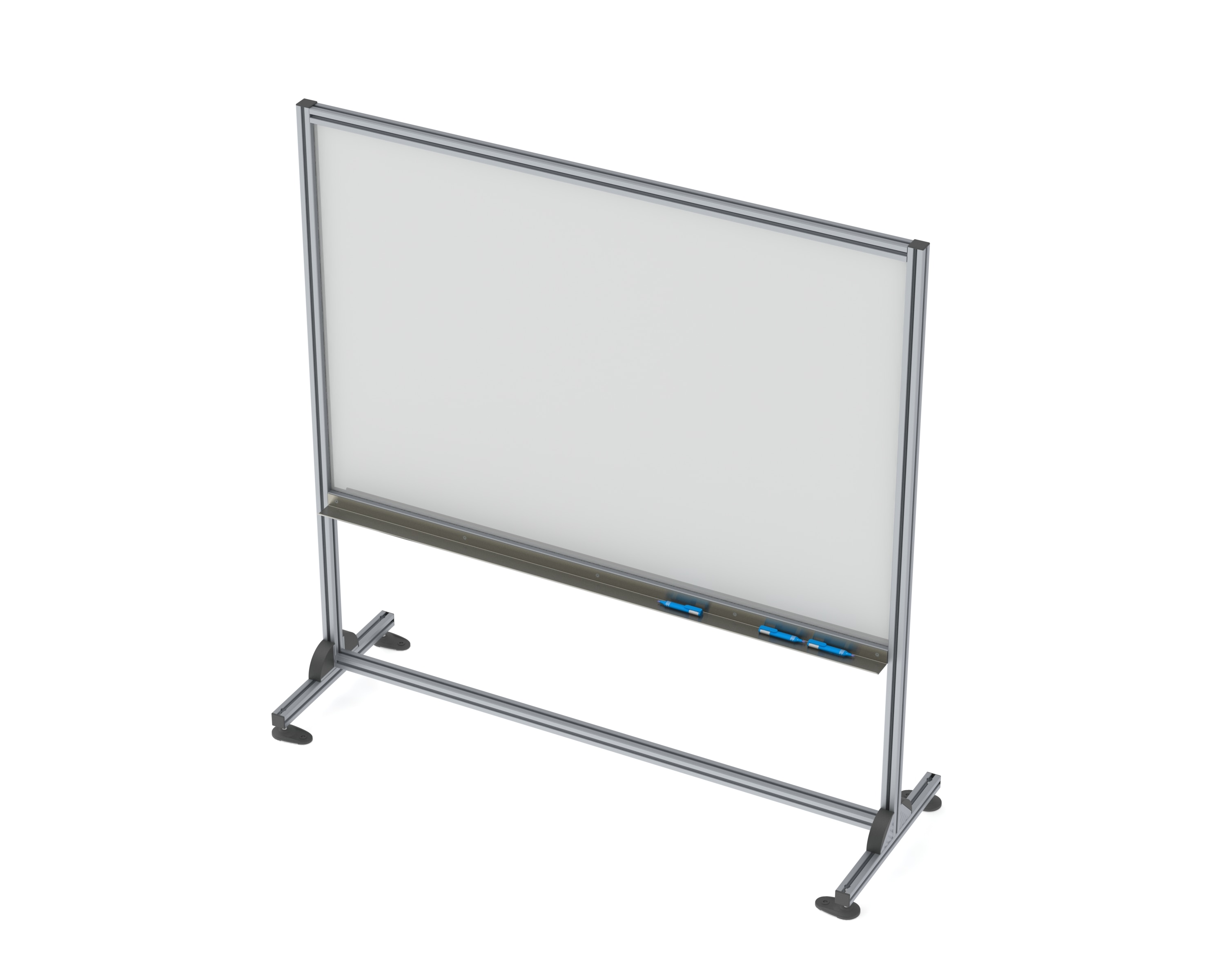 4'x6', Double-Sided, w/ Marker Tray, Leveling Feet