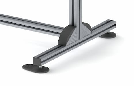4'x8', Single-Sided, w/ Marker Tray, Leveling Feet